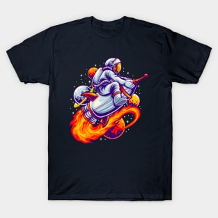 Space Tour Illustration T-Shirt